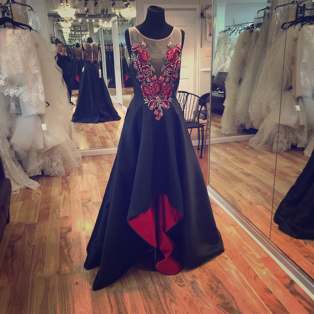 High low formal gown